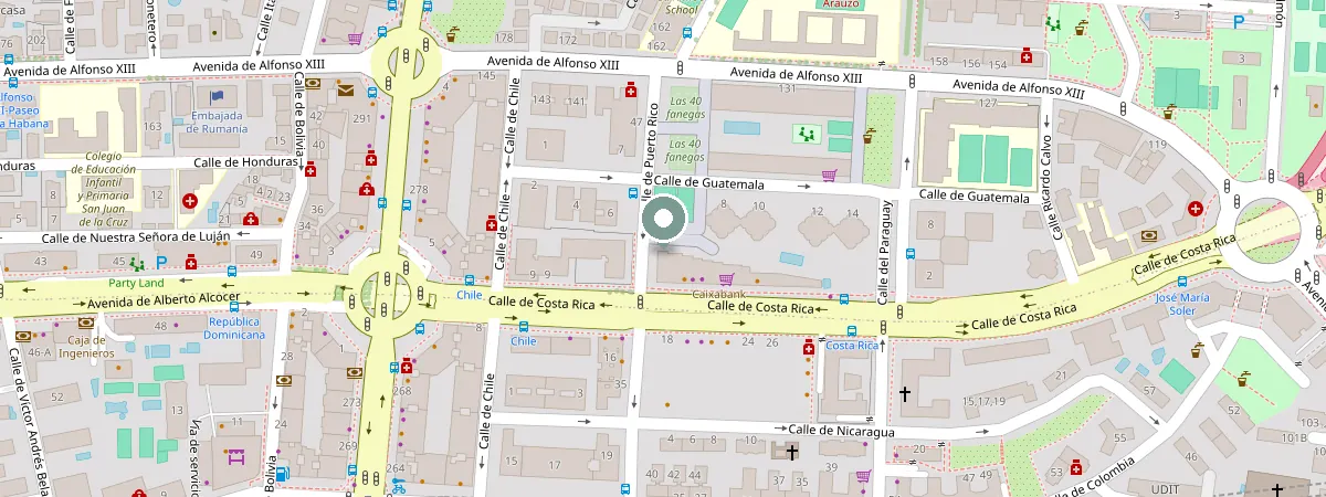 Mapa: Calle de Puerto Rico, 52, Chamartín, Madrid